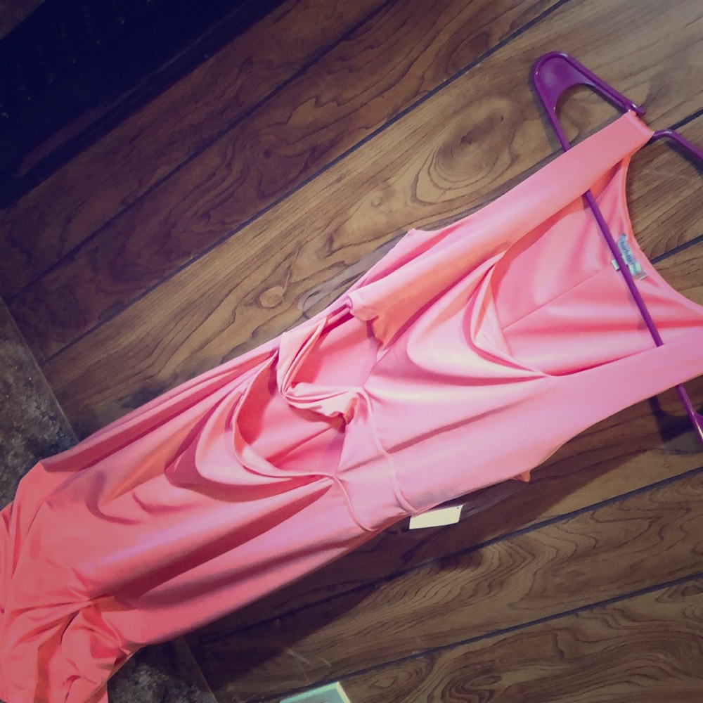 Pink party dress